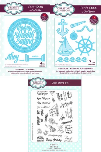 CREATIVE EXPRESSIONS - SUE WILSON CHOICE of DIES, STAMPS - Jan. 2017 FREE UK P&P - Picture 21 of 55