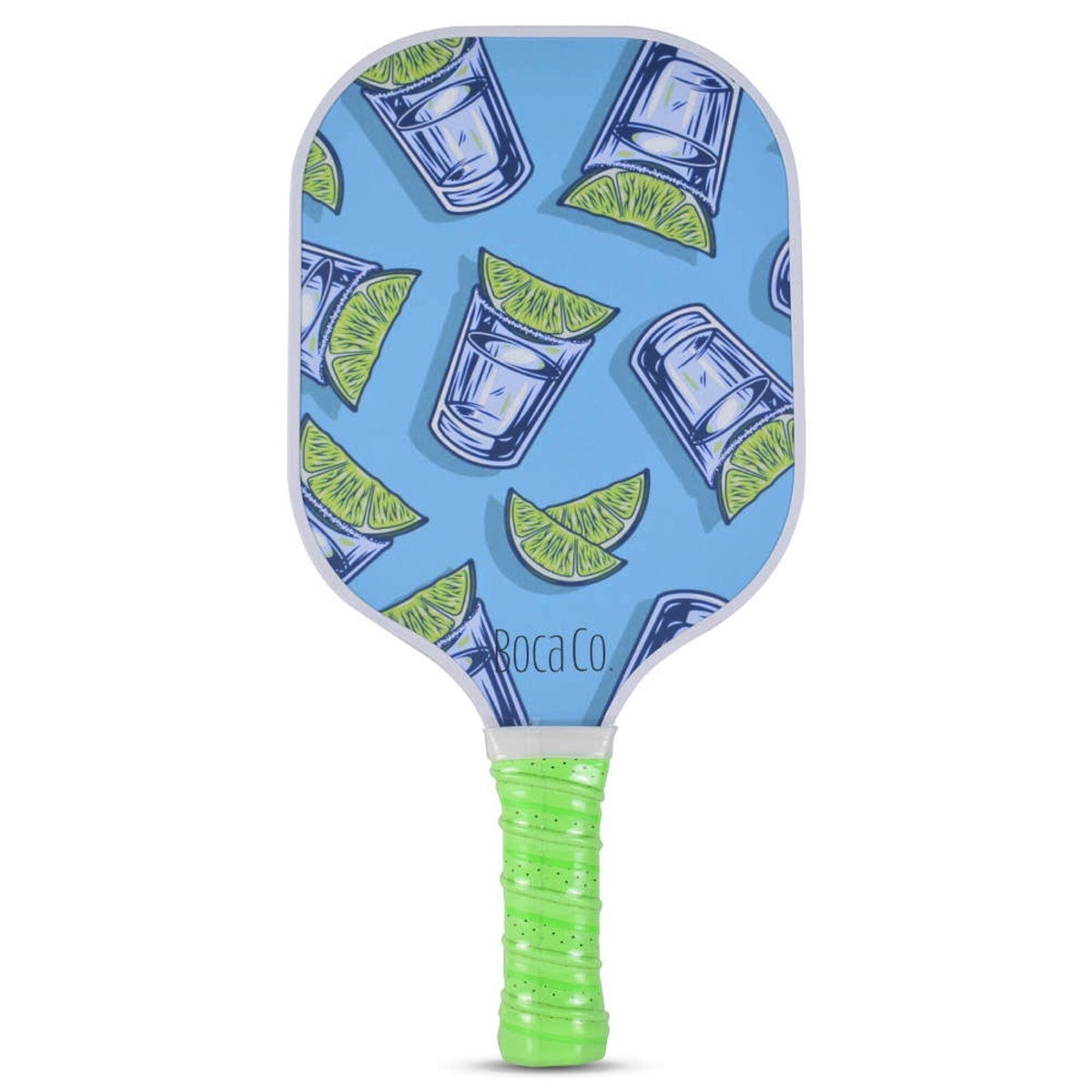 Blue Carbon Fiber Pickleball Paddle, NEW, Neon Bright Colorful