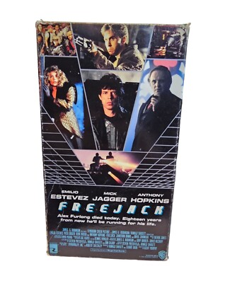 Freejack (VHS, 1992) Emilio Estevez Mick Jagger Anthony Hopkins