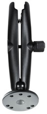 RAM Mount Double Socket Long Arm with Round Base / Adapter - RAM-B-103U-C