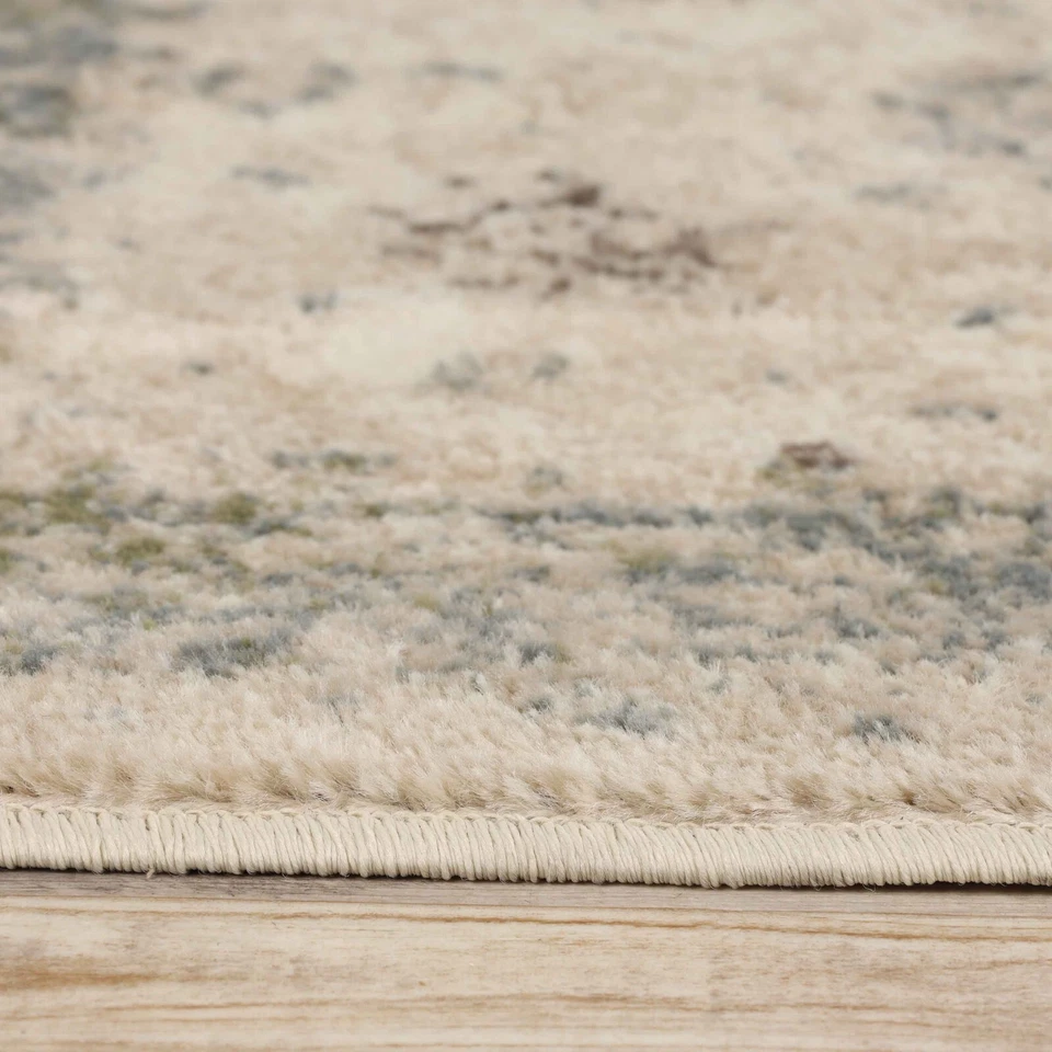 Conventry Abstract Damask Rugs Runner Moth Proof Stain Resistant Indoor Area Rug - Image 4 of 4