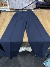 Vintage 1970 Levis Strauss  co juniors Polyester Dress Pants Women  s Sz 1 Navy