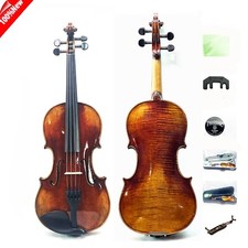  Andreas Gagliano Violin Outfit 4/4-1/2 VN401K-B Silence Pack Set Up U.S.A