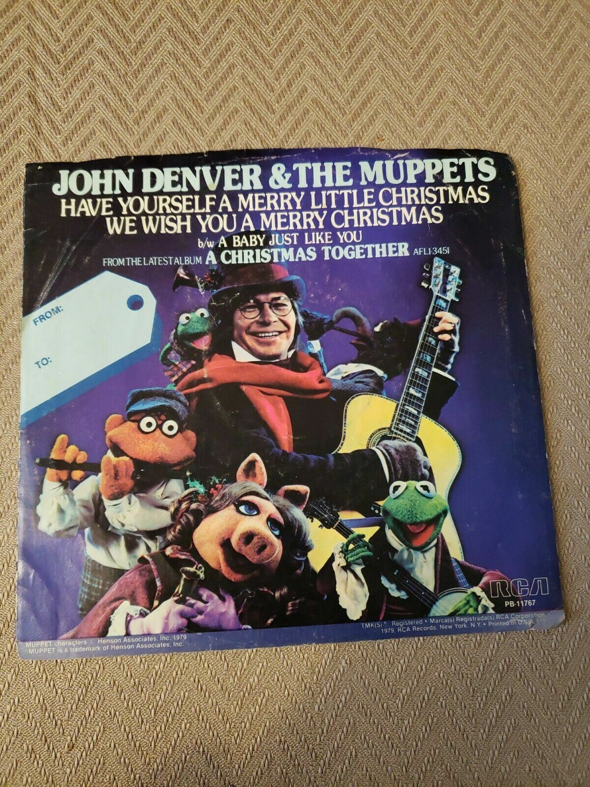 John Denver/The Muppets- Have Yourself a Merry Little  (45RPM 7”Single) (J884)