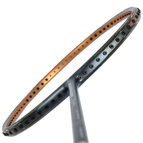 LI-NING 3D Calibar 600 Badminton Racket Gold Gray String