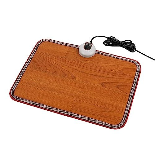 OLYDON Electric Heated Floor Mats Under Desk, Heated Foot Warmer