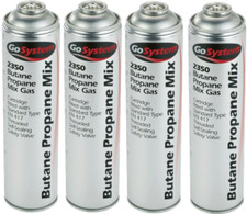 GoSystem 350g Gas Cylinder Butane Propane Mix Gas for Blow Torch Weed Burner Gas