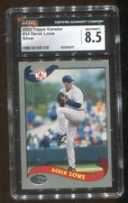 Derek Lowe 2003 Topps Kanebo Japan #51 Silver Graded 8.5 Mint by CGC