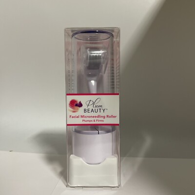 Plum Beauty Facial Microneedling Roller Skincare Tool Facial Plumping Massager
