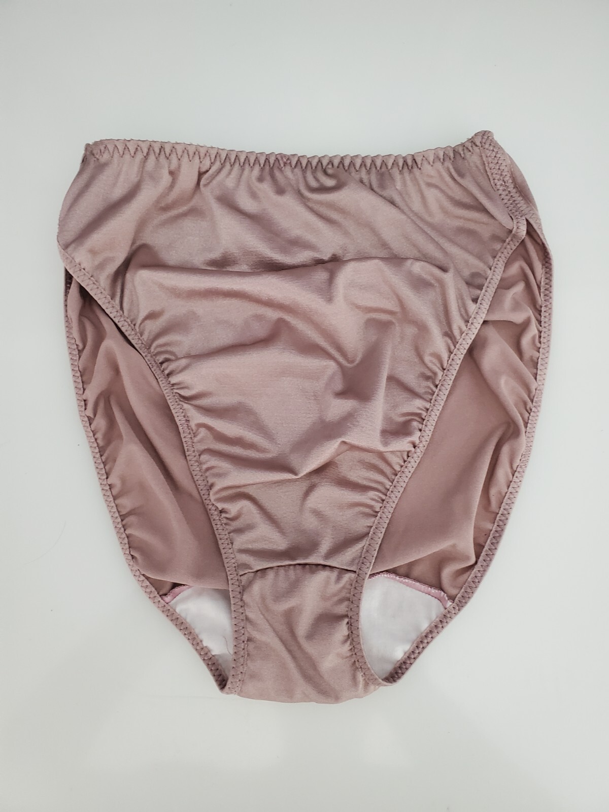 VINTAGE Shiny Satin Panties DRY ROSE Underwear Second… Gem