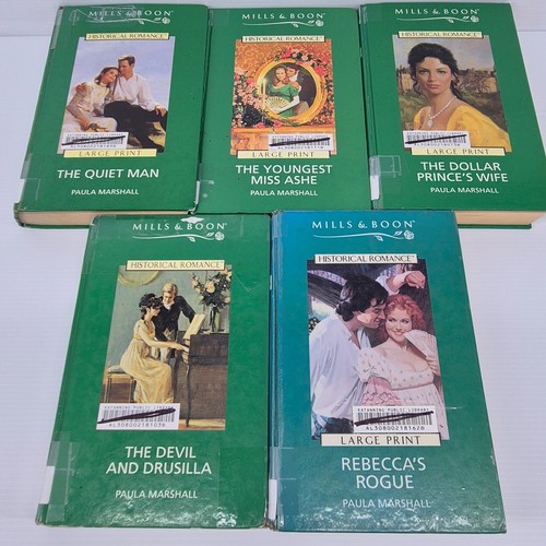 Mills And Boon Historical Romance Large Print HC Paula Marshall & Mixed Authors - Picture 2 of 12