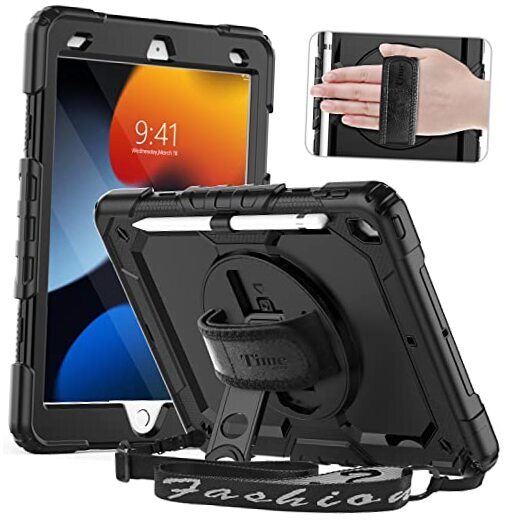 Protective Case for iPad 9th/8th/7th Gen 10.2 inch in Black
