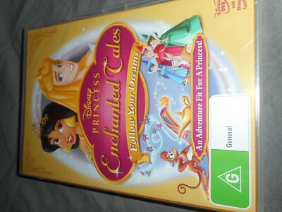 disney princess enchanted tales follow your dreams dvd-brand new
