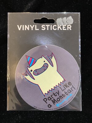 Offizielle ''''David & Goliath'''' Party wie ein Monstar - Vinyl Aufkleber - Neu