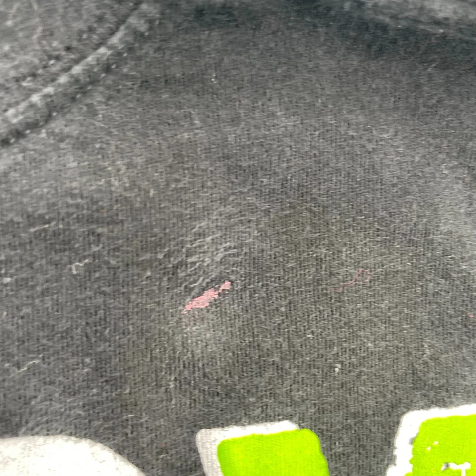 Crazy 8 Shirt Youth Boy's Black Long Sleeve Size 8 Crew Neck Funny Small Stain - Image 2 of 4