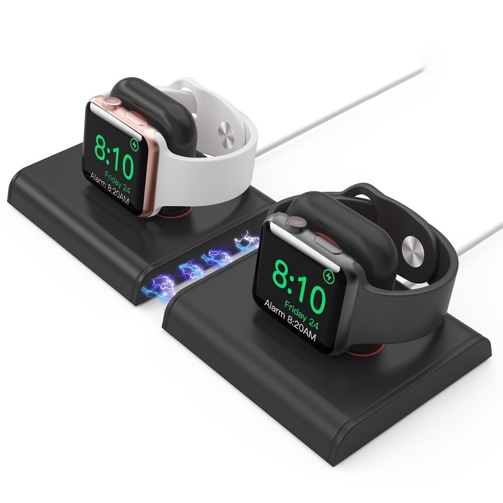 Charging Station for Apple Watch - Black/Black-image
