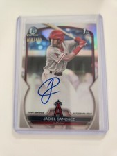 2023 Bowman Chrome Jadiel Sanchez 1st Bowman Auto #/499 Anaheim Angels 