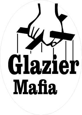 Glazier mafia hard hat sticker, CGLZ-8