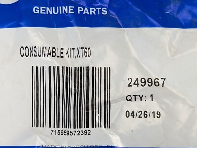 Miller 249967 Consumable Kit XT60 (6 Pcs in Kit) | eBay