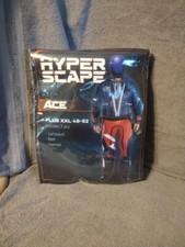 Hyperscape Ace Halloween Costume Cosplay Ubisoft Adult Size Plus XXL 48-52 New