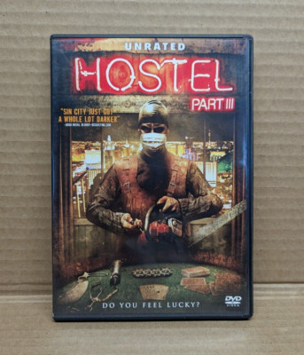 Hostel, Part III (DVD, 2011, Unrated) Part 3 Kip Pardue Brain Hallisay