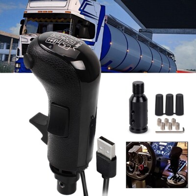 PC USB Game Gear Shifter Knob for Logitech G29 G27 G25 Thrustmaster TH8A FANATEC