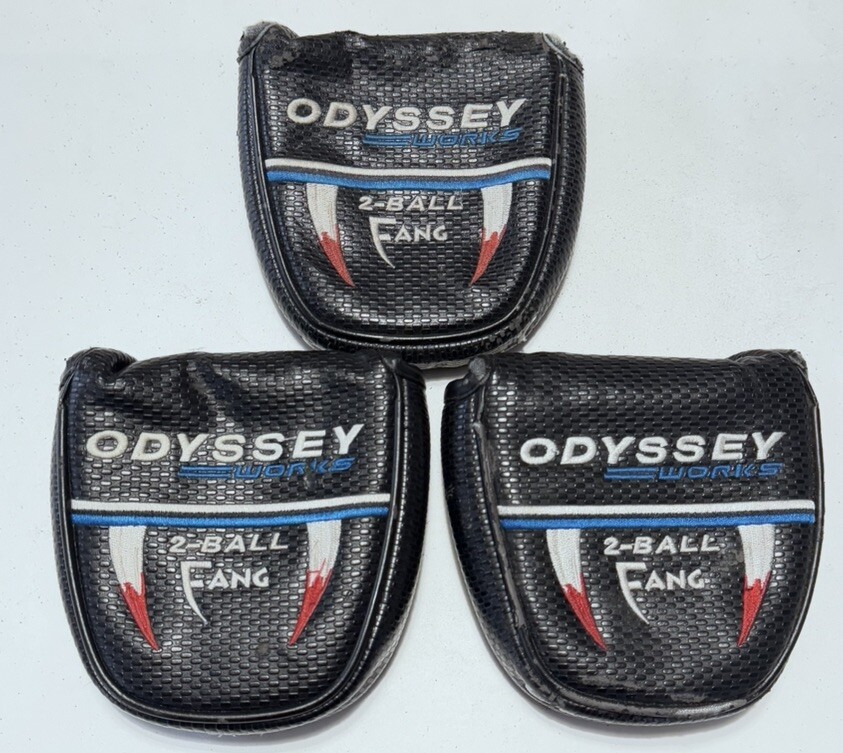 Odyssey Works 2-Ball Fang Mallet Putter HeadCover, Fair