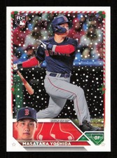 Masataka Yoshida 2023 Topps Holiday RC Rookie #H8 Red Sox