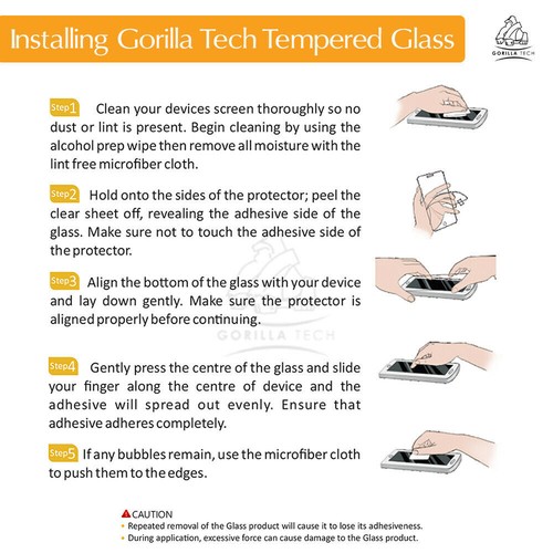 LG NEXUS 5 Genuine Premium Gorilla Tempered Glass 9H Shield LCD Screen Protector - Picture 4 of 12