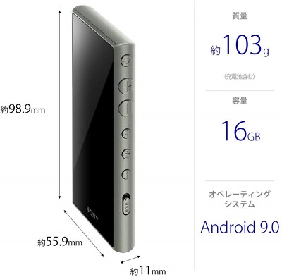 SONY NW-A105 Walkman Portable Audio Player High Res 16GB English