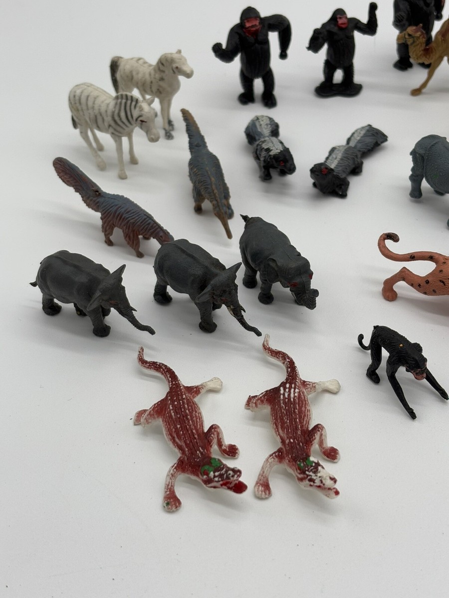 Vintage 42 Arco Noah's Ark Plastic Animals Only 70s Toys Hong Kong