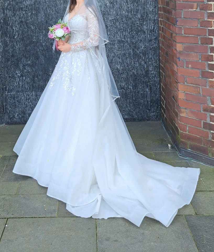 Als neu Sehr schön brautkleid hochzeitskleid - Bild 4 von 4