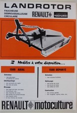 prospectus faucheuse