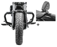 SturzbüGel + Sissybar DV1 FüR Harley Sportster 1200 CA Custom 13-16