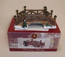 Lemax ~ Enchanted Forest ~ Porcelain Bridge ~ 2006 ~ In Box