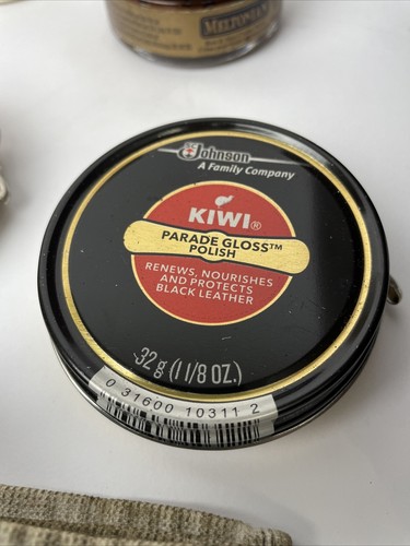 Vintage Kiwi Brand Hand Crafter Shoe Valet Wooden Box Kit w/ Supplies Bundle +++ - Picture 9 of 17