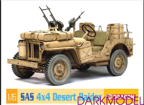 DRAGON 75038 1/6 WW.II British SAS 4x4 Desert Raider (Plastic model) - Picture 2 of 3