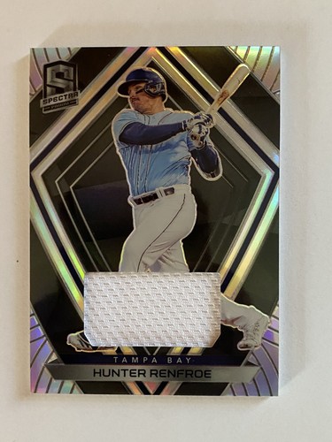 2020 Panini Spectra Swatches #29 Hunter Renfroe Rays Baseball Card Free ...