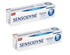 Image of Sensodyne Repair & Protect Toothpaste with NOVAMIN 75ML STRONGER REPAIR X 2 PACK