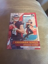 2022 Donruss Gridiron Kings Rookie Insert #RGK-4 Desmond Ridder Falcons BRONZE