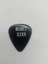 Nikki Sixx Motley Crue Used Guitar Pick