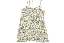 American Eagle Women XXL Yellow Daisy Floral Print Button Front Mini Dress Visco