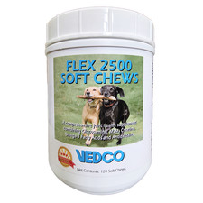 Flex 2500 Joint Support Soft Chews for Dogs - 120 Count Mobility Supplement