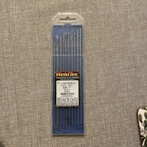 Weldtec Tungsten Electrodes TEL23327 2% Lanthanated EWLa-2  3/32" x 7" - 10 Pack