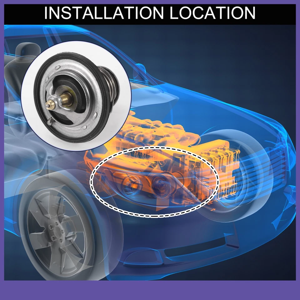 Termostato líquido de arrefecimento do motor personalizado único para Nissan Frontier 1998-2004 21200VJ200 - Imagem 2 de 4