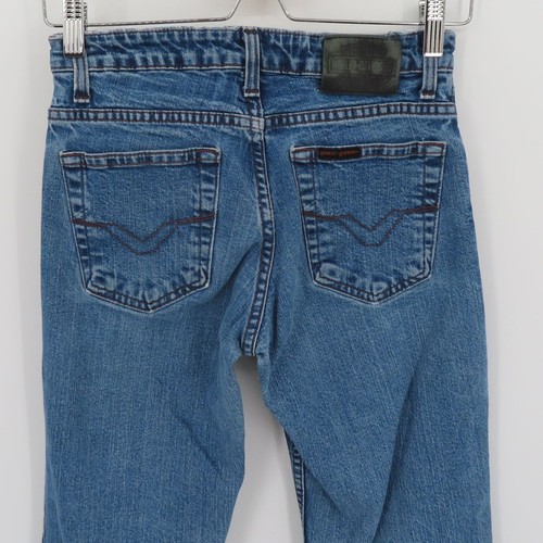 Harley Davidson Motorcycle Women 2 Bootcut Blue Denim Jean Pants Cotton Blend - Picture 9 of 16