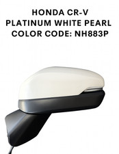 NEW PLATINUM WHITE mirror fits 2023-2026 Honda CR-V Driver Left side LX