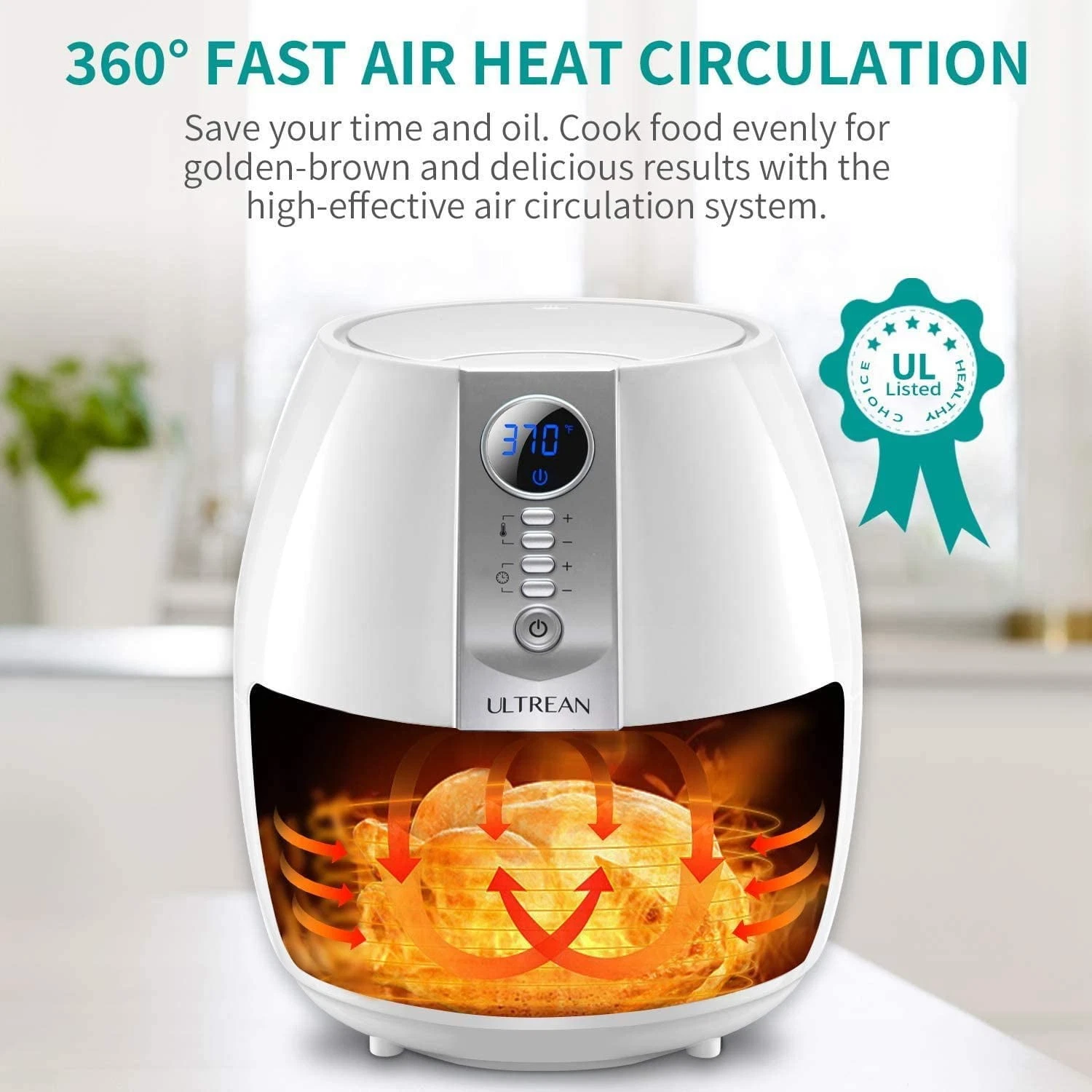 Ultrean Air Fryer - Thumbnail 2