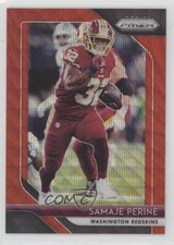 2018 Panini Prizm Red Wave Prizm 9/149 Samaje Perine #5 0fn