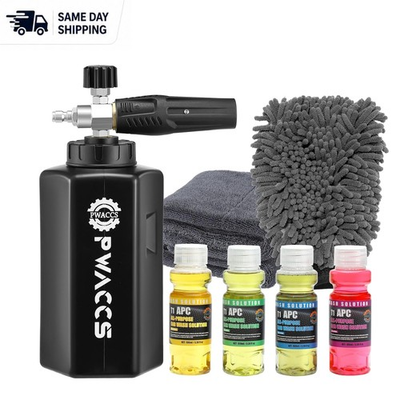 #ad Foam Cannon Kit for Pressure Washer 1.5L Heavy Duty with Soap and Accessories $28.99